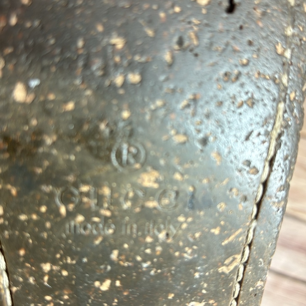 Gucci vintage cowboy boots amazing vintage find leather size 42 stone colored GG - Picture 11 of 14